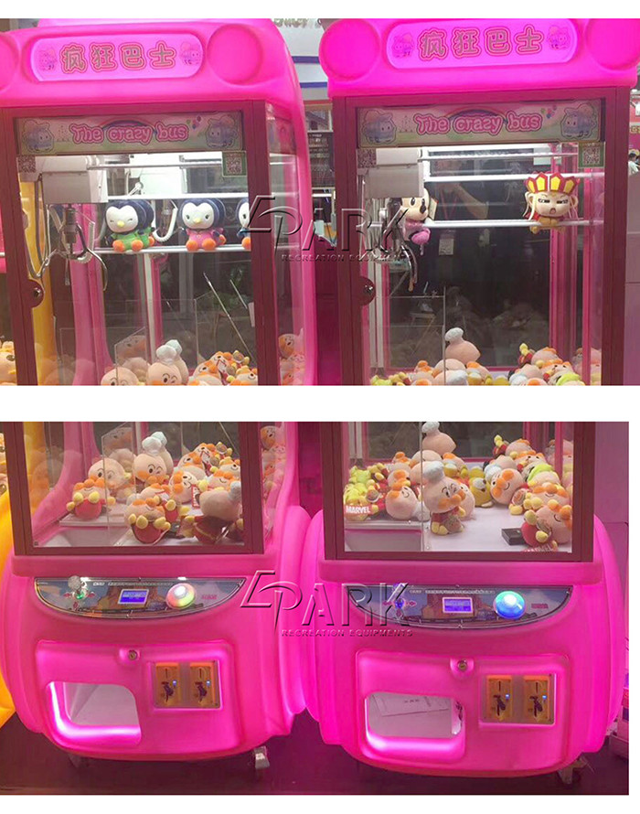 1 Player Crane Arcade Game Machine for Supermarket / Toy Claw Machine