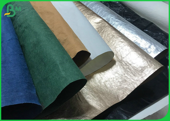 Decomposable eco - material Washable Paper Fabric 0.55MM 0.8MM for Fashion bag