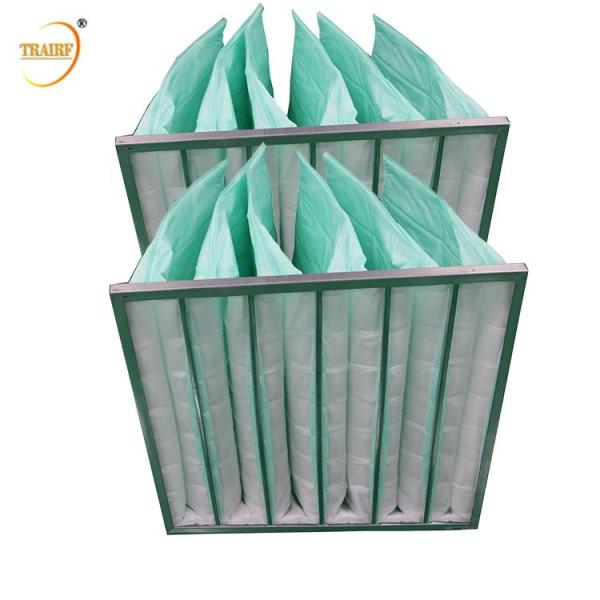 Quality V Shape Pocket AHU Air Filter Pocket Bag Air Filter G4 F5 F6 for sale