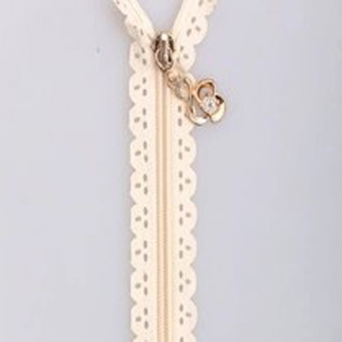 Nylon Fancy Zipper with High Durability Decorative Design and Customizable