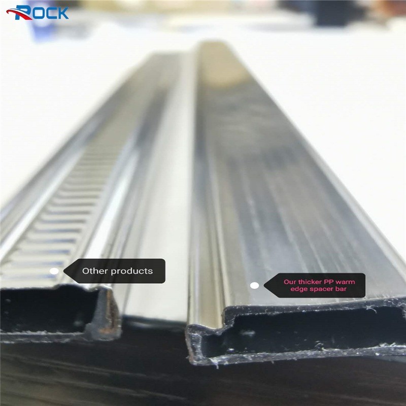 SS Bendable Warm Edge Super Spacer Bar For Double Glazed Glass