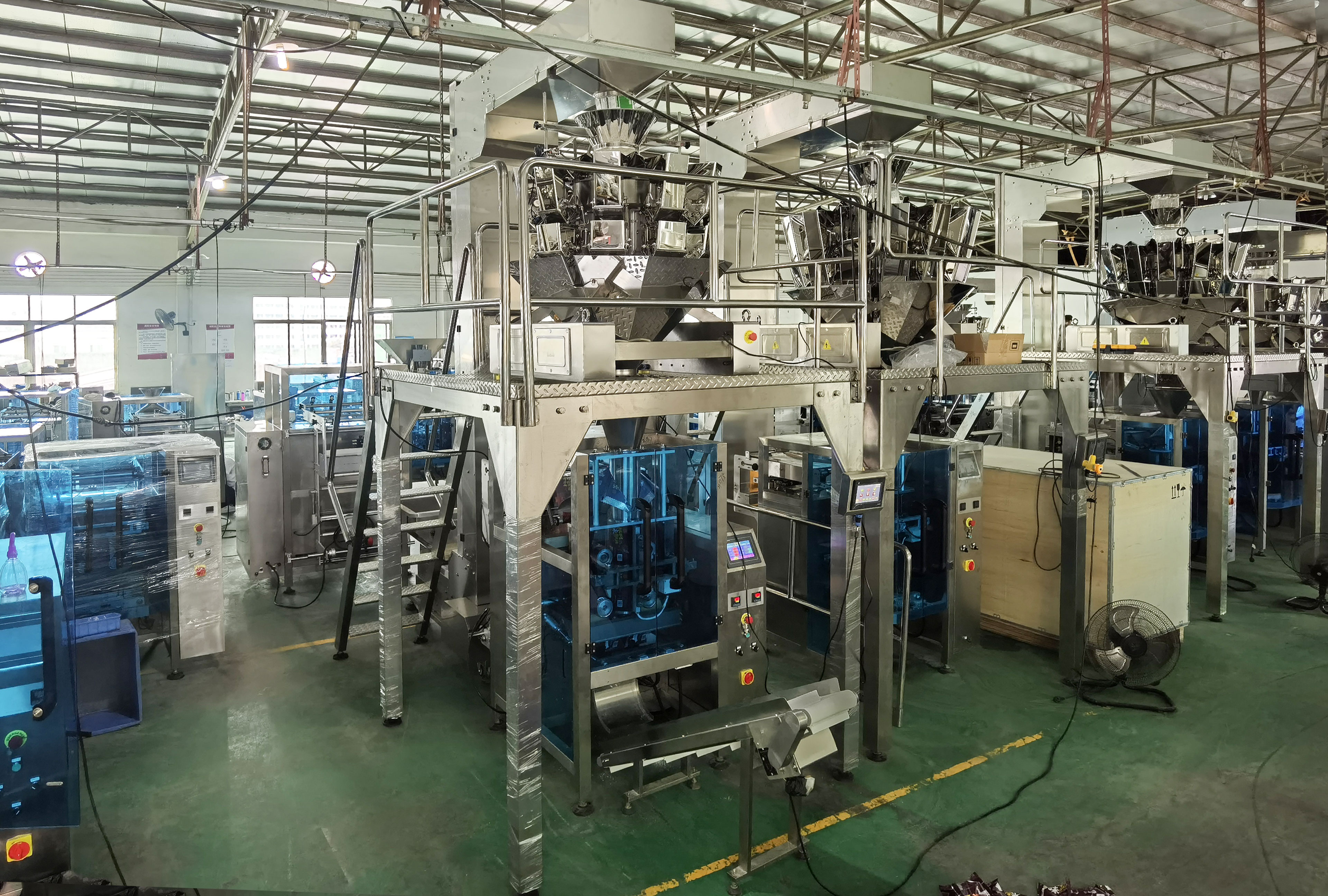 420mm Multi Lane Packaging Machine 60bags/min Potato Chips