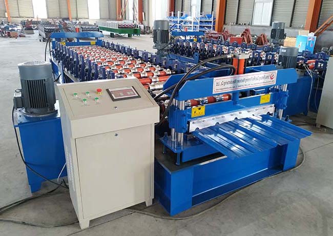High Speed Roofing Sheet Roll Forming Machine Main Frame Structure 350H Steel
