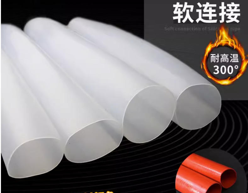 Extruded Heat Resistance Silicone Rubber Tube Sleeve Soft Flexible