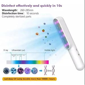 Portable Uv Antibacterial Light , Uvc Germicidal Lamp With Sterilize Quickly