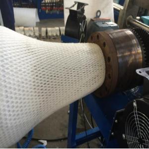 Fruits Foaming Mesh Glove EPE Foam Machine Production Line With Smooth Surface