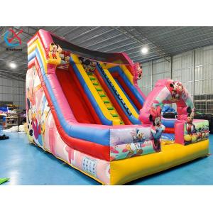 Customized Inflatable Slide Mickey And Minnie Inflatable Double Dry Slides