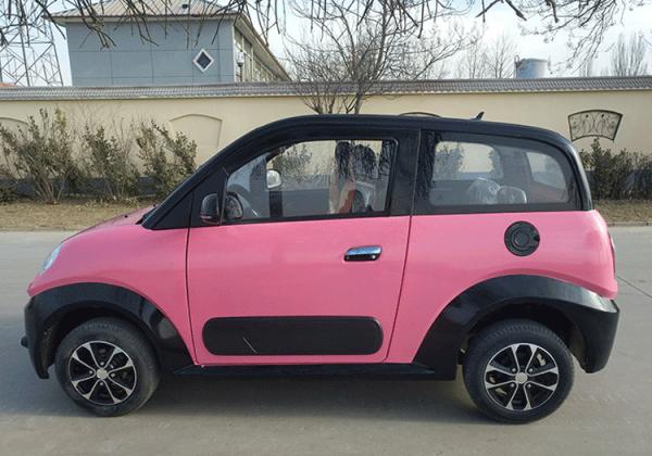 Pink / Blue Electric Golf Carts 220v 4.2kw 2 Seat Electric Car With Front Disc /