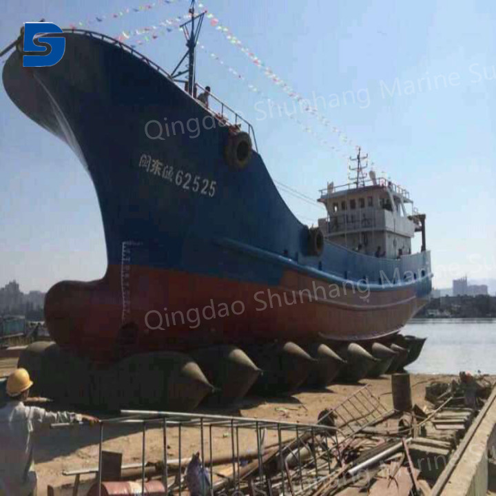 Marine Rubber Airbag Pallet Packaged for Customized Inflation and Repair Solutions