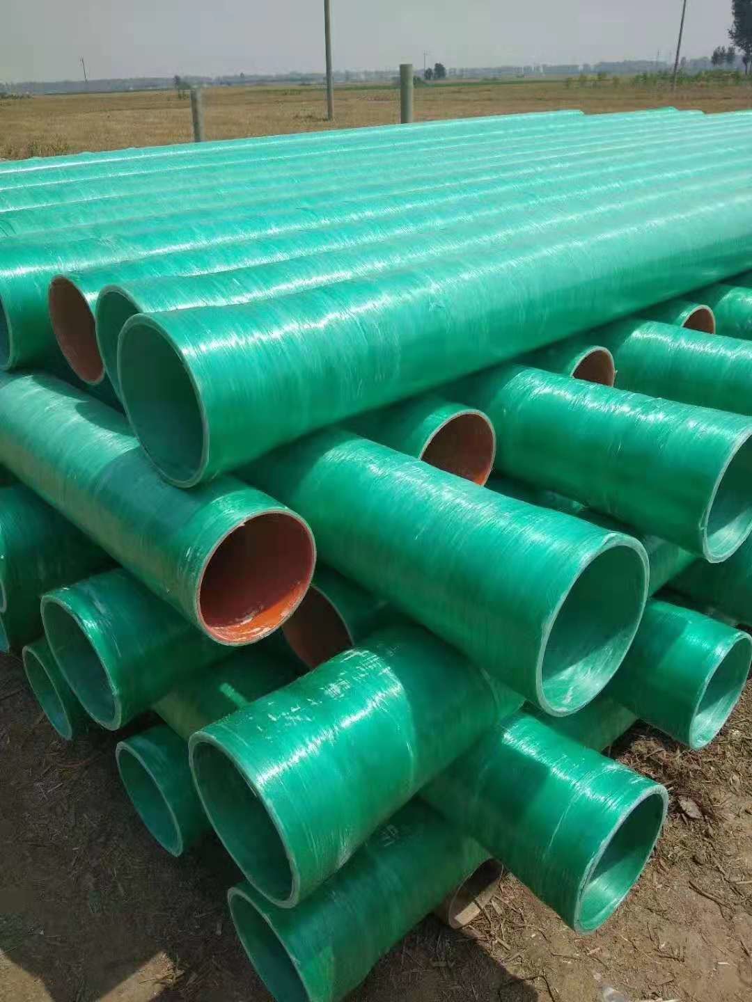 Strong Load Hollow Epoxy FRP Round Tube For Transformer Insulation Cylinders