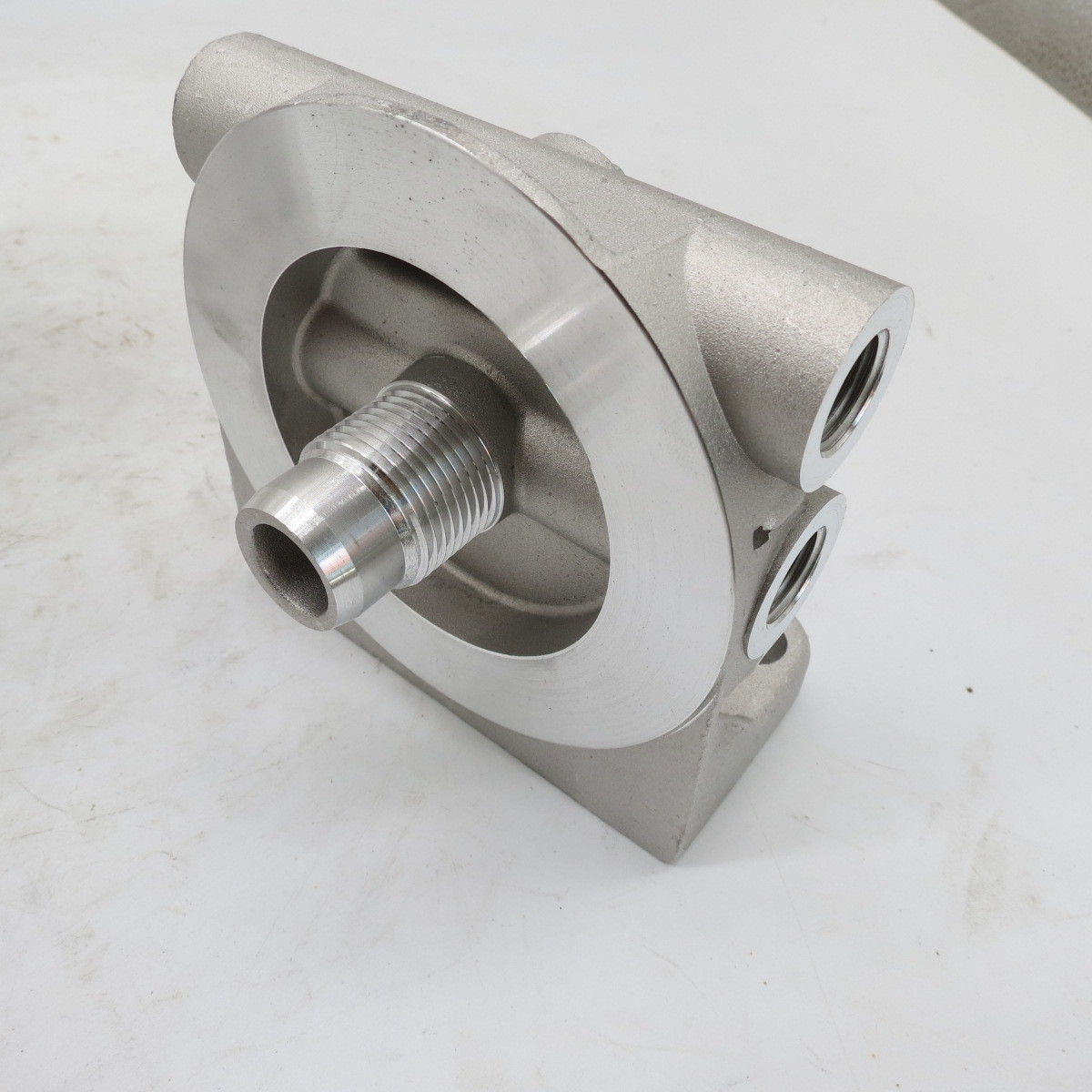 aluminum fuel filter high quality diesel fuel filter seat for Mann filter head PL420