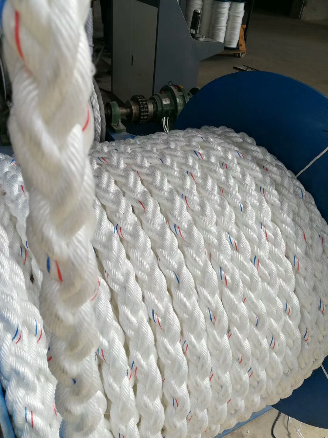 18mm 8 Strands Functional Rope Nylon Mooring Rope 12m