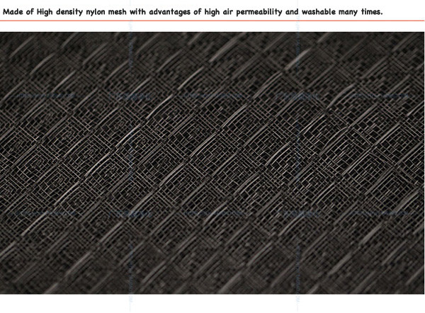 MERV 5 Washable Pleated Air Filters Nylon Mesh Panel For Return Air Louver