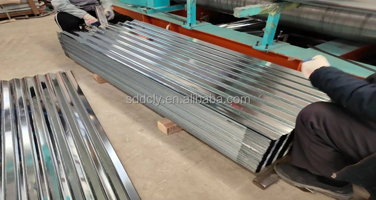 4X8 Corrugated Roof PPGI Profile Sheet Galvanized Gi Gl Ppgi Ppgl 16 Gauge BWG 30 32