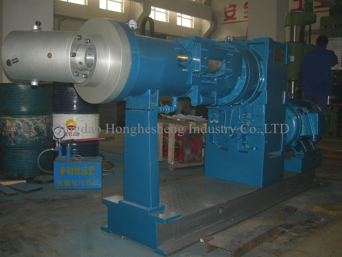 65mm 4.8D Cold Feed Rubber Extruder Machine EPDM Silicone Extrusion Machine