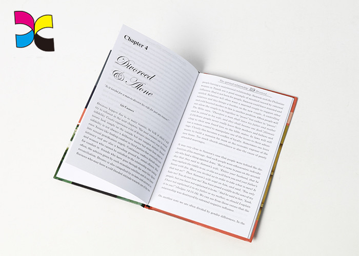 Offset Paper Hardcover Book Printing Aqueous Varnish Hot Stamping Hard Proofs