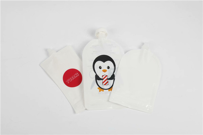 Customized Logo Food CMYK Printing Spout Bags Packaging