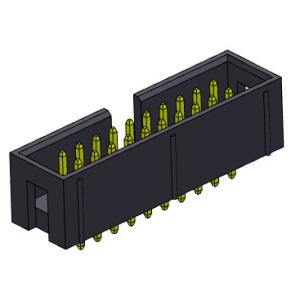 Dual Row Stright Dip 2.54mm Box Header 2*3-2*32Pin 600V AC/DC