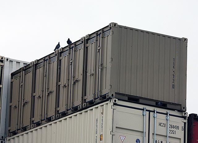 8ft x 5ft Mini Storage Shipping Container with Double Rear Door End Dry Steel/Corten Material Convenient and Versatile