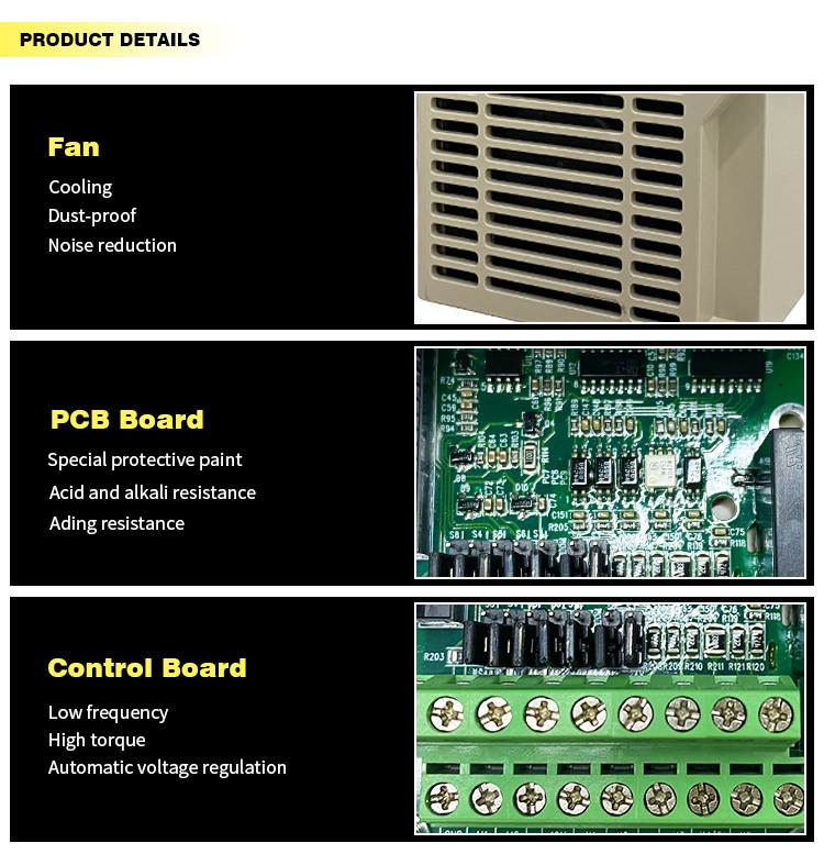 AC To AC Variable Frequency Inverter , 0.75KW 3 Phase Variable Frequency Drive
