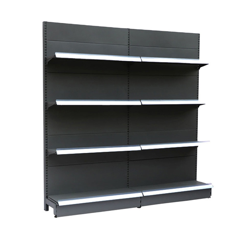 Customized Grocery Store Display Racks 5 Layers Supermarket Gondola Metal Display Shelf