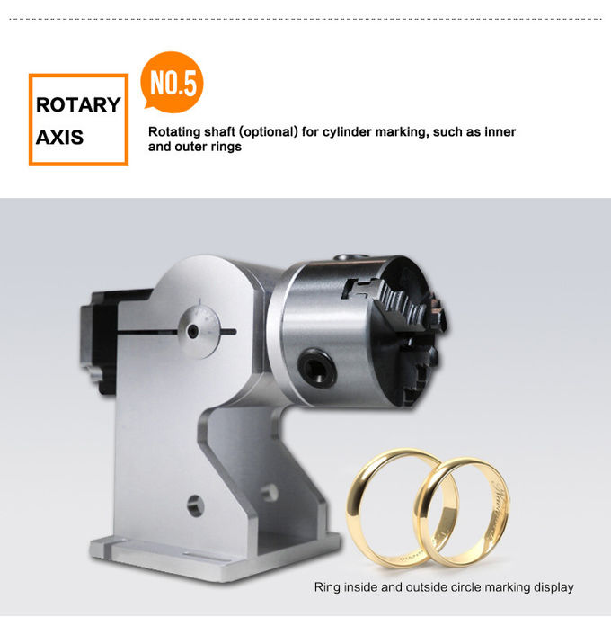 Metals/Plastic/Rubber/Wood/ABS/PVC/PES/Steel/Titanium/Copper Fiber Laser Marking Machine