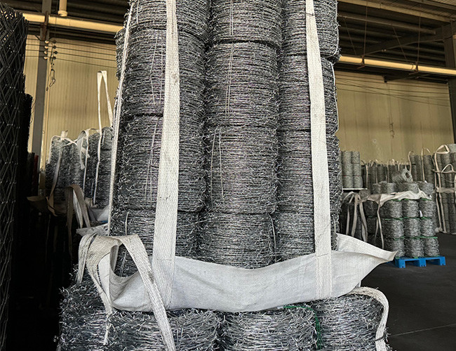 Farm Protection 12.5 Gauge Double Twisted Galvanized Barbed Wire
