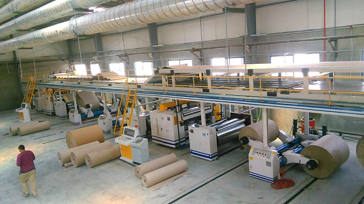Corrugated Cardboard Production Line LUM-A/B/C High Sped 3/5/7ply Cardboard Production Layer