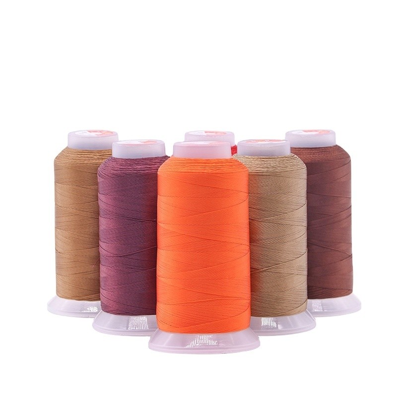  Pattern Dyed Strength 100% Polyester Sewing Thread for TEX70 250D/3 304 Colors Manufactures