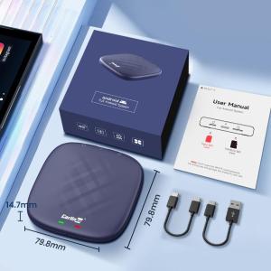  Android 13 Carplay Android Auto Ai Box Wireless Adapter 64GB GPS Car Accessories Manufactures