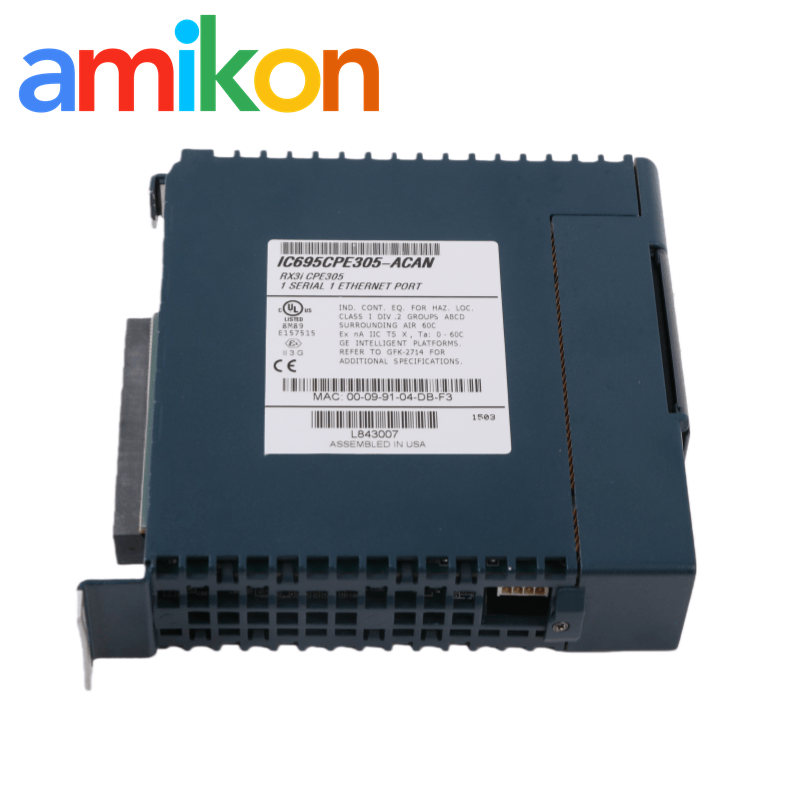  GE IC695CPE305 CPU Module with 1.1 GHz Clock Speed 1 Slot and 128 Kilobytes Maximum Block Size Manufactures