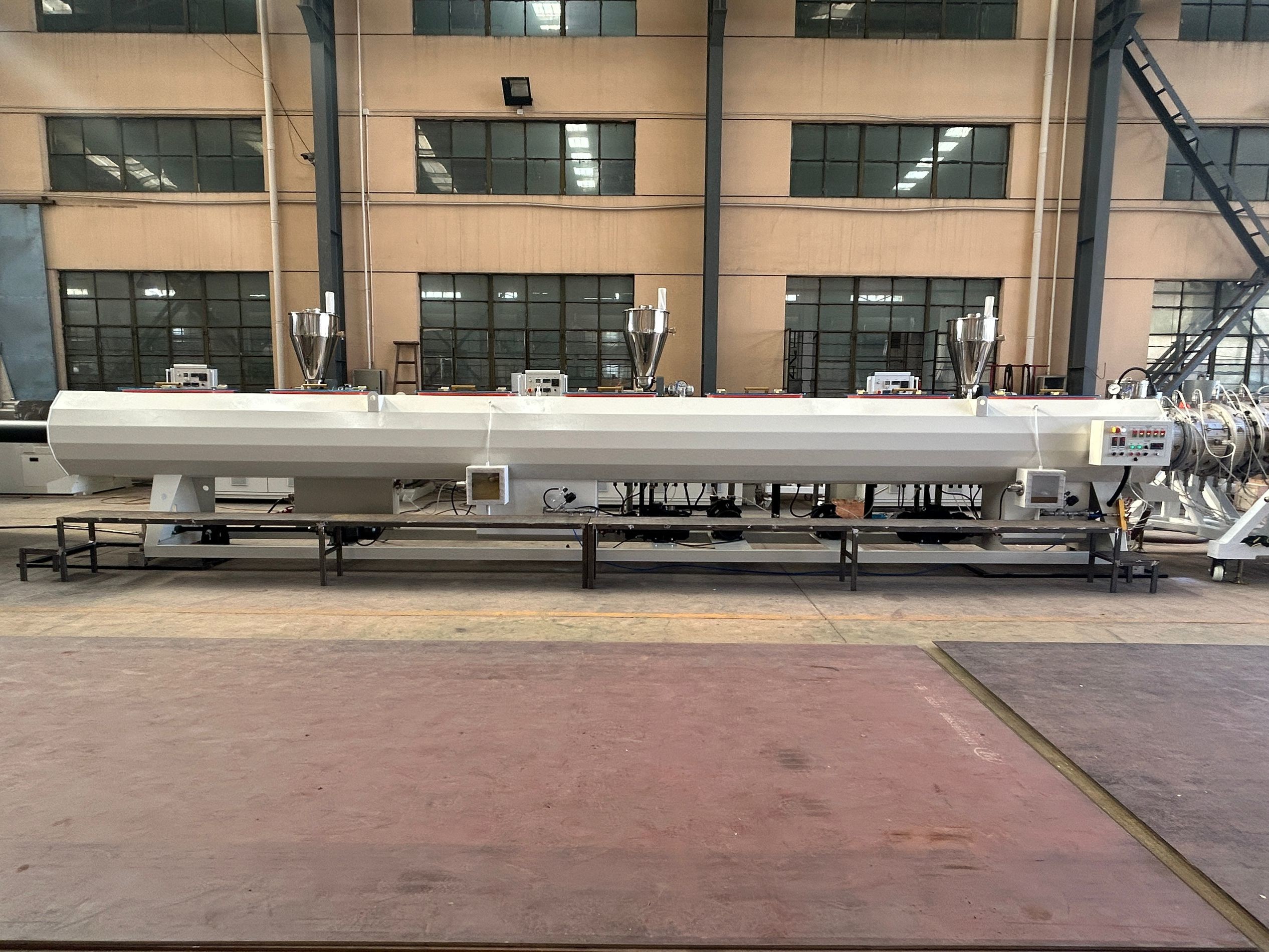 PE HDPE Plastic Pipe Make Making Extruder Machine For Gas Water Supply Drain Pipe