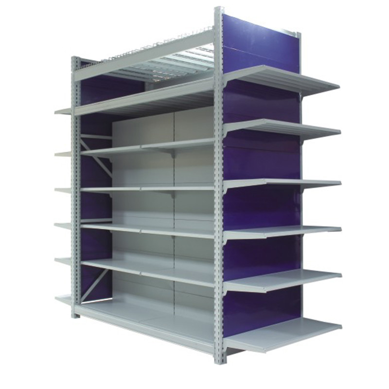 Flexible 80-120Kg/ Layer Gondola Display Rack Sturdy Supermarket Shelving Systems