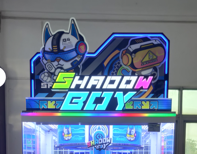 Coin Operated High Quality Revenue in Room Arcade Shadow Boy Planet Prize Clamp Snacks Vending Gift Prize Game Clip Machine