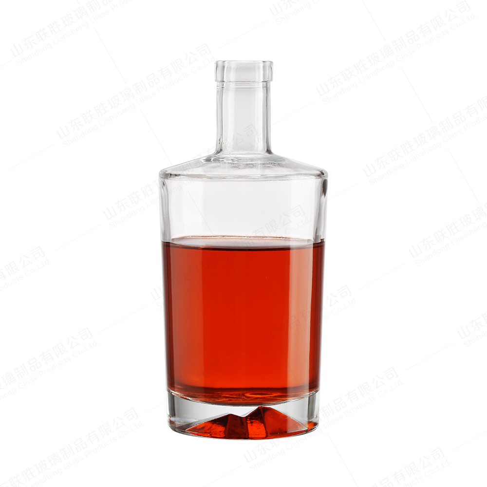 Custom Glass Bottle for Vodka Brandy Gin Tequila Rubber Stopper Sealing Type and Lids