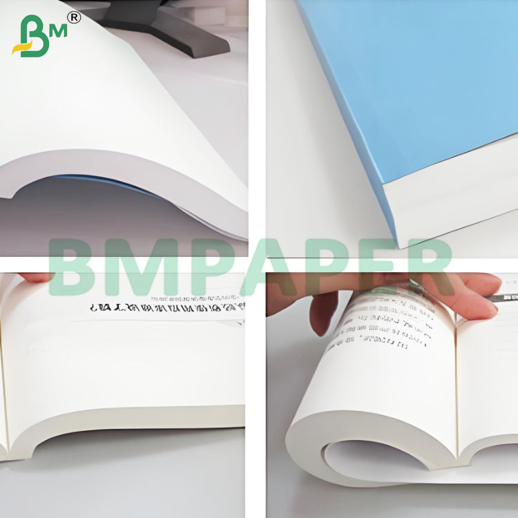 120 GSM Super White Woodfree Offset Paper Sheets 787 Width for Books