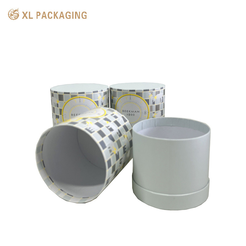 Custom Printing Handmade Cardboard Cylinder Gift Boxes Skin Care Gift Art Paper Tube Box