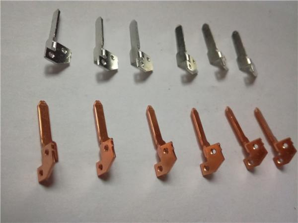 Two Rows Progressive Die Stamping , Sheet Metal Die Electrical Cuppor / Brass