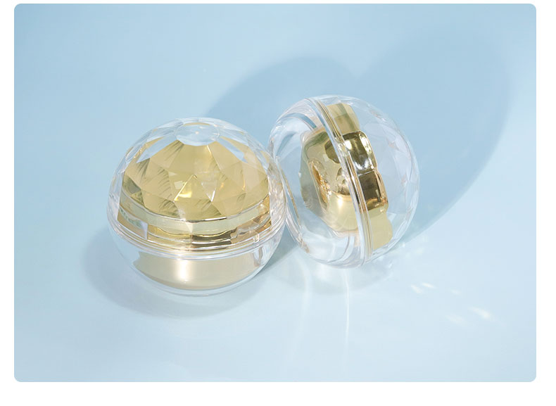 Luxury Facial Cream Jar 15g 20g 30g 50g Plastic Cosmetic Jars for Skincare Serum