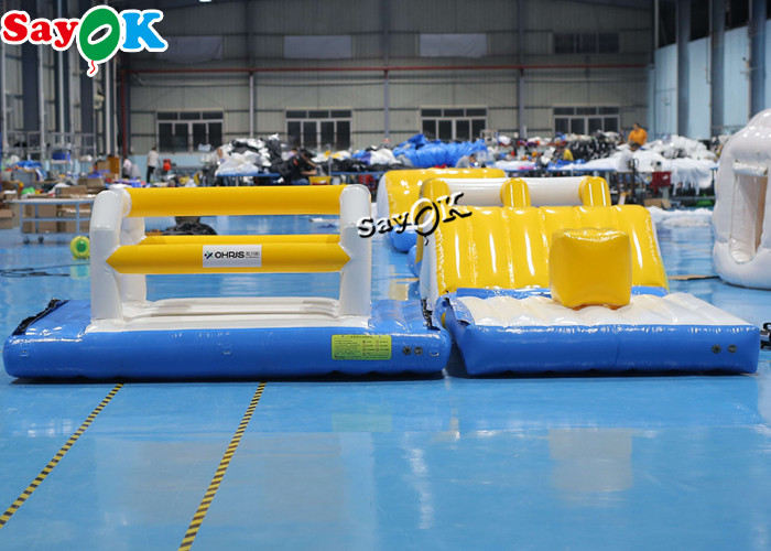 Customized Giant Adult Water Inflatable Obstacle Course Inflatable Water Pillow For Outdoor