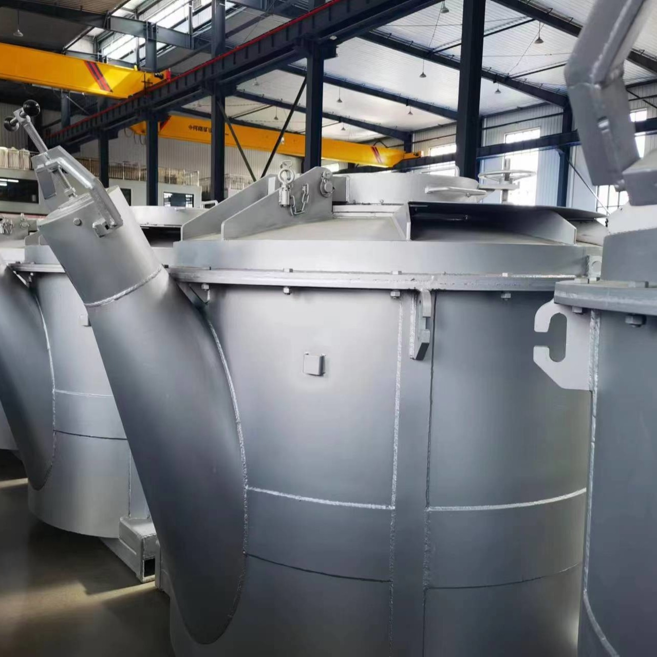 Customizable Capacity Kg 500～3000 Molten Aluminum Transfer Ladles For Aluminum Production