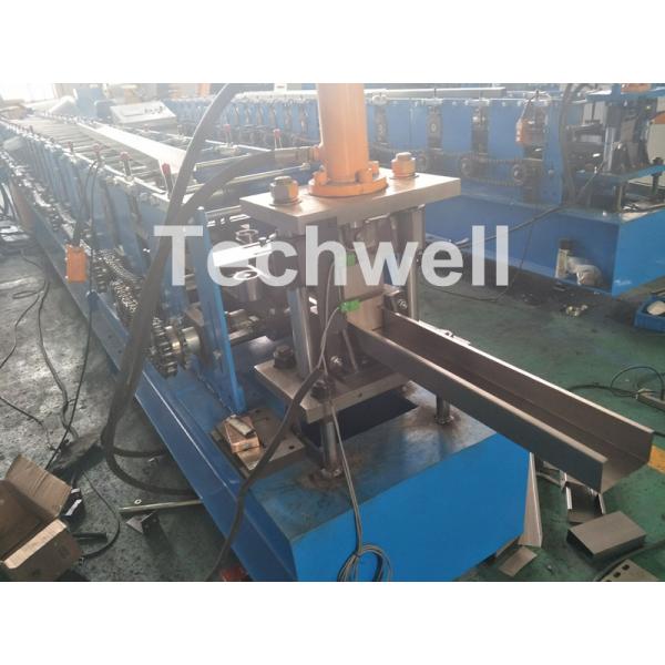 Quality GCr15 Steel Sheet C Section Cold Roll Former With Hydraulic Cutting & Punching , PLC Control for sale