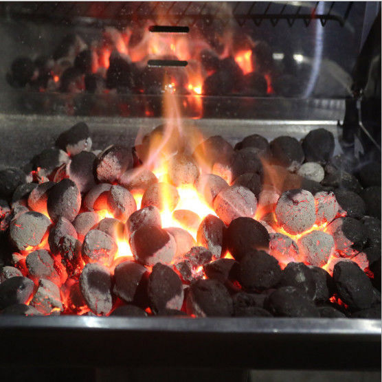 Outdoor barbecue speed burning charcoal; family camping new 1KG flammable charcoal; paper bag barbecue carbon；
