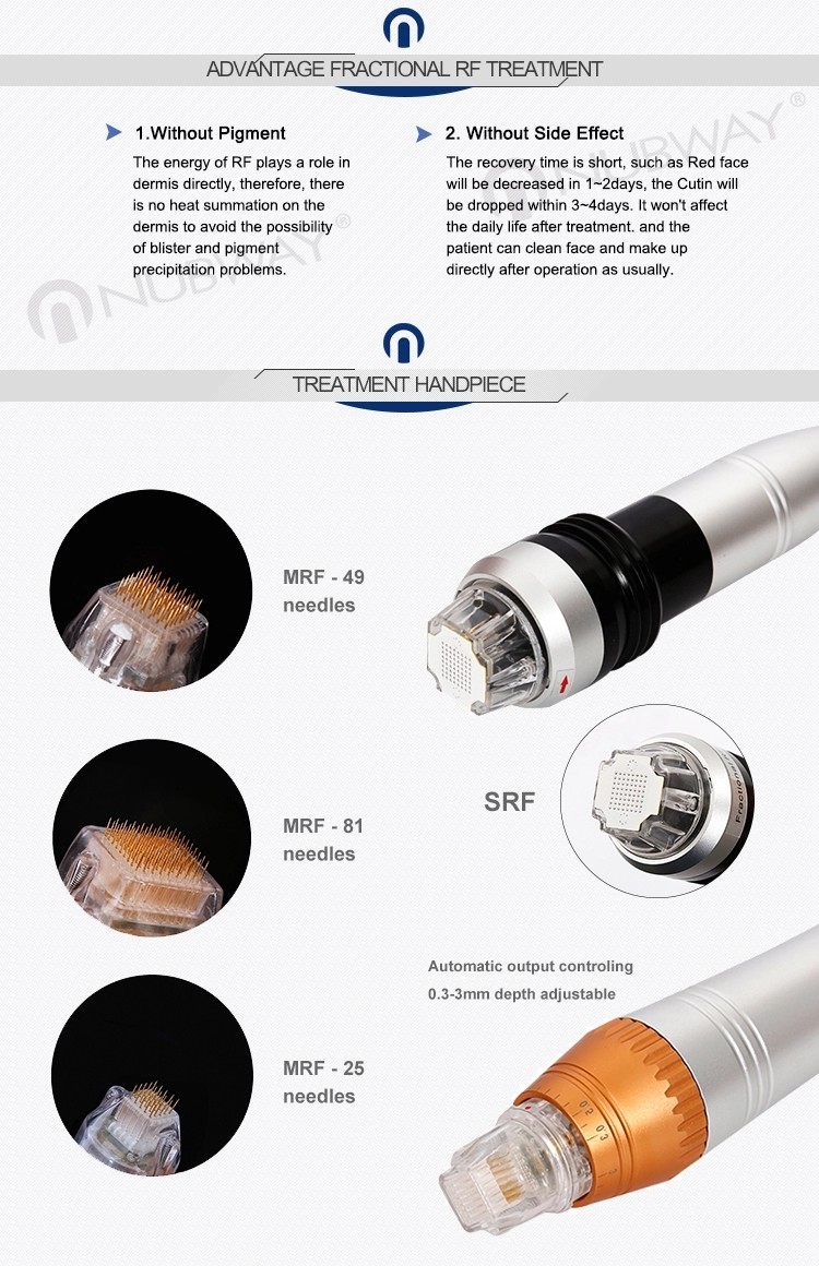 Factory price skin rejuvenation acne treatment fractional rf microneedle scarlet device