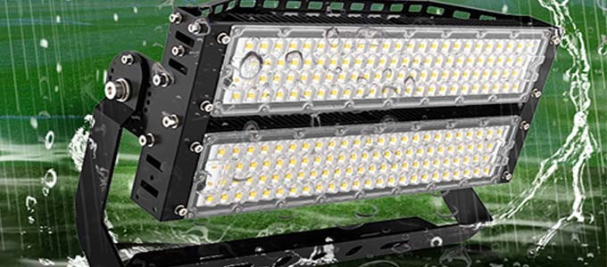 Die Cast Aluminum LED Stadium Lights 1250W Led Sports Flood Lights For Softball Field
