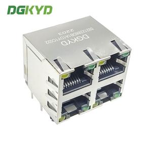 RJ45 Multiport Socket With Shielded Modular Block Interface