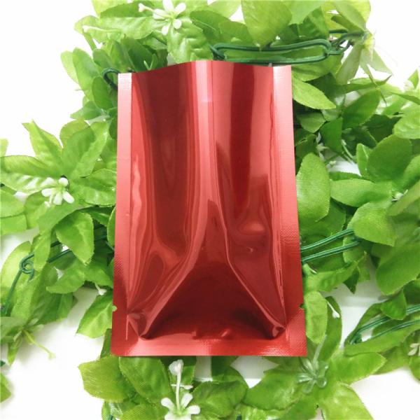 Custom Printed Mylar k Bags Red Mylar Bag With Stand Size For Food Storage