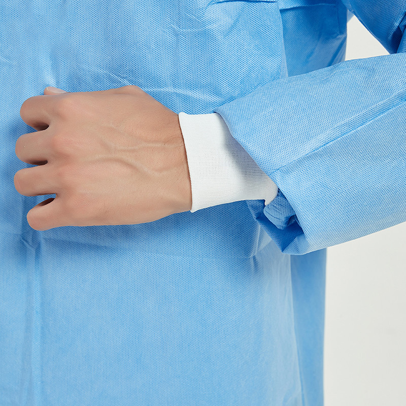 SIGNO Waterproof 45gsm Disposable Protective Gowns Polyethylene Isolation Gowns