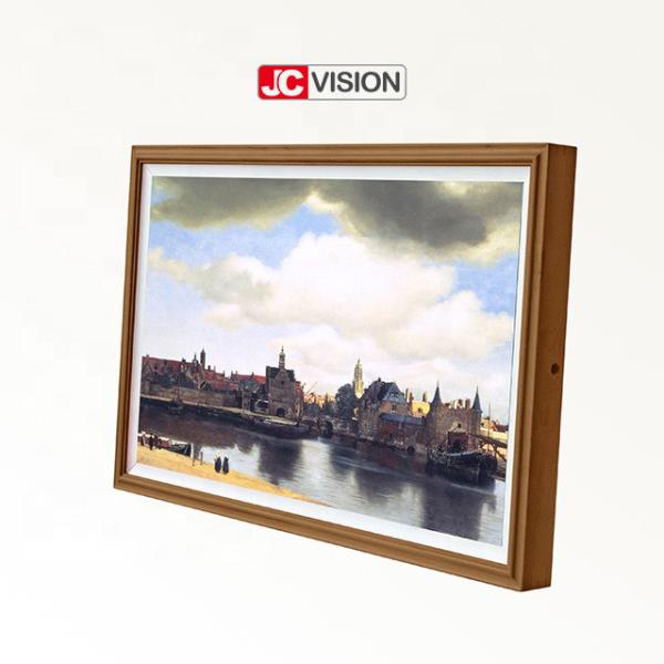 JCVISION LCD Digital Photo Frame 32 Inch Elegant Art Wall Mounted Digital Photo