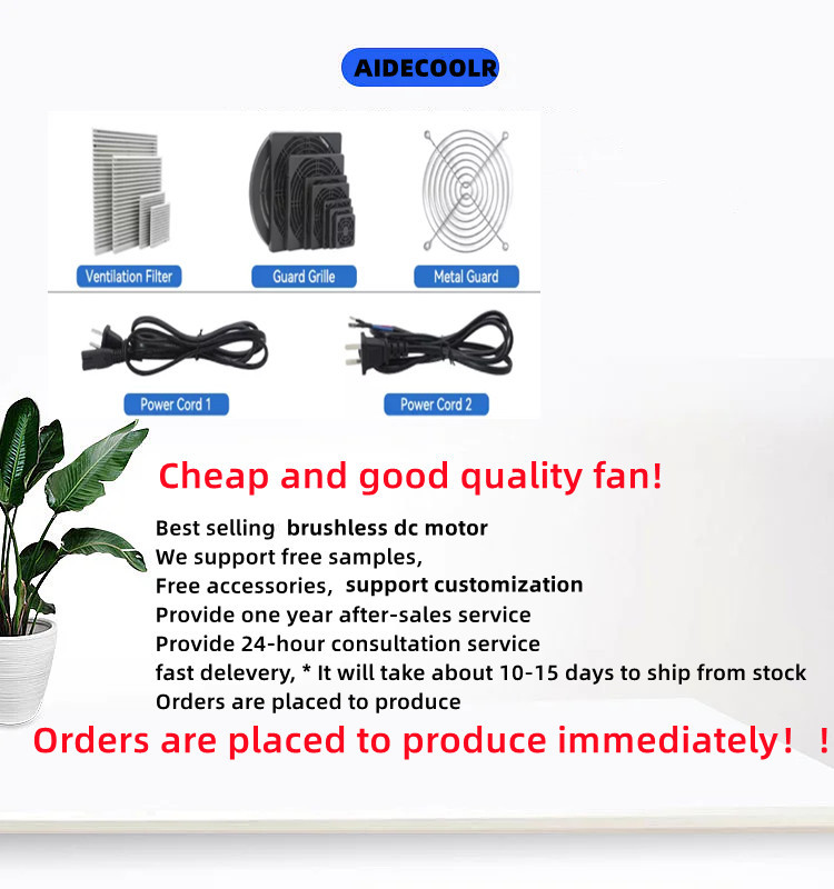 Portable Sturdy PC Fan Brushless Motor , High Speed Brushless DC Electric Motor